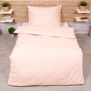 Flanelové povlečení DELUXE 140x200+70x90 Lososové