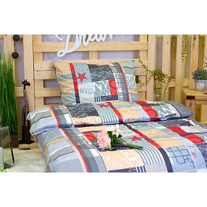 Bavlněné povlečení LOFT 140x220+70x90