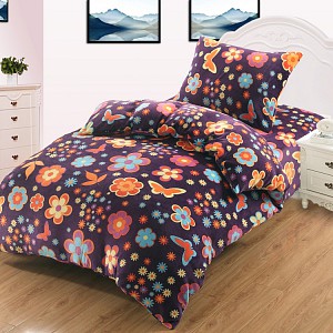 Mikroplyšové povlečení Premium 140x200+70x90 Glee