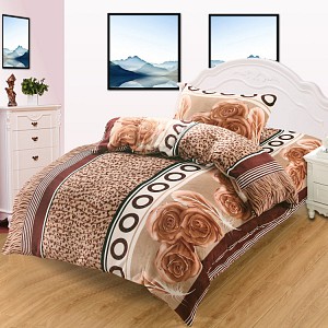 Mikroplyšové povlečení Premium 140x200+70x90 Soft roses