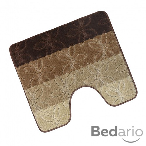 WC předložka 50x60cm Helga hnědá