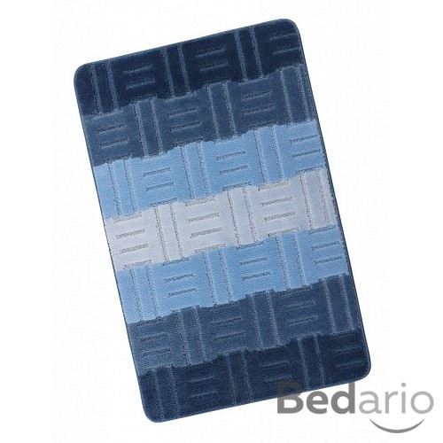 Koupelnová předložka před vanu 60x100cm Tarma modrá