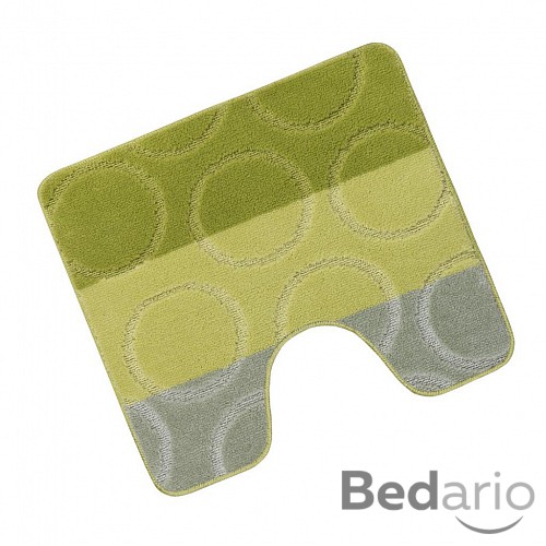 WC předložka 50x60cm zelené kroužky