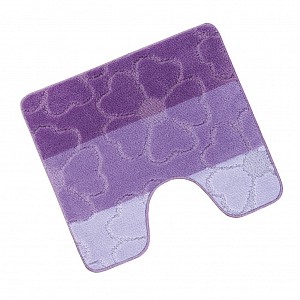 WC předložka 50x60cm fialové květy