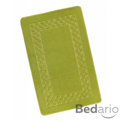 Koupelnová předložka 60x100cm zelený rám