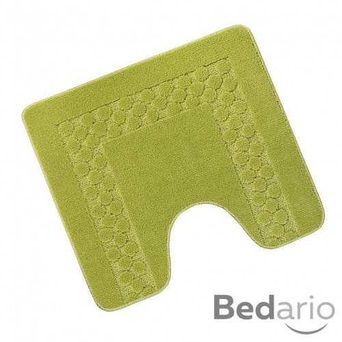 WC předložka 50x60cm zelený rám