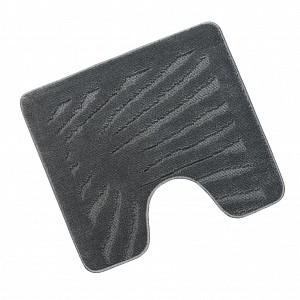 WC předložka 50x60cm šedý list