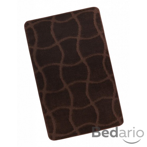 Koupelnová předložka 60x100cm hnědá čokoláda