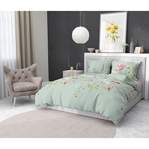 Francouzské bavlněné povlečení DELUXE 220x200+2x70x90 BOTANICA