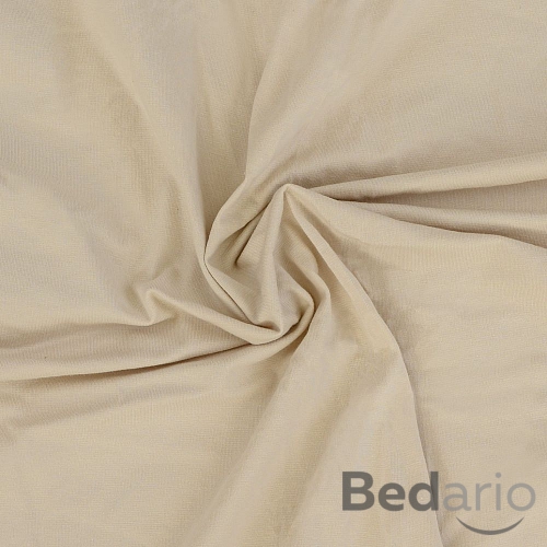 Jersey prostěradlo s lycrou 140x200cm světle béžové