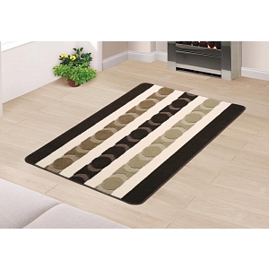 Koberec - běhoun - Hnědé kroužky