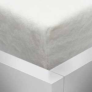 OBOUSTRANNÉ Mikroflanelové prostěradlo DELUXE 90x200 - Bílá