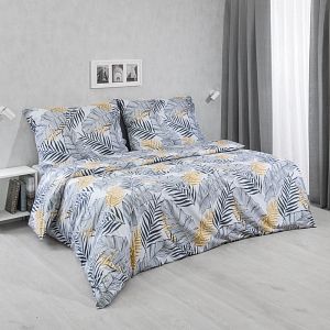 Francouzské bavlněné povlečení 220x200+2x70x90 Irina šedá