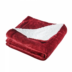 Deka beránek 150x200 - Vínová