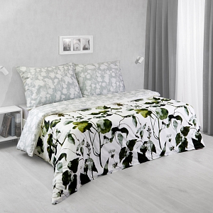 Francouzské bavlněné povlečení 220x200+2x70x90 Grass