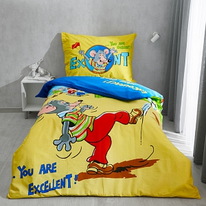 Bavlněné povlečení Exclusive 140x200+70x90 Myška