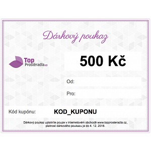 Dárkový poukaz na 500 Kč