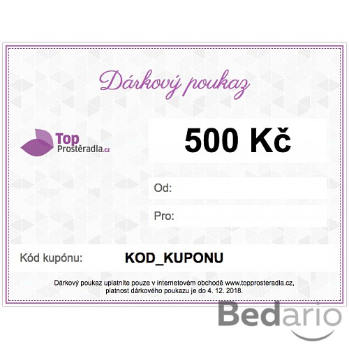 Dárkový poukaz na 500 Kč