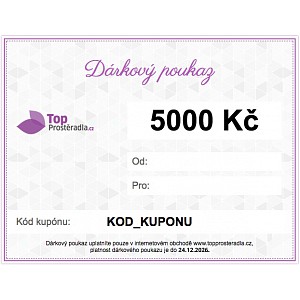 Dárkový poukaz na 5000 Kč