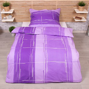 Bavlněné povlečení 140x200+70x90 Fialová symfonie