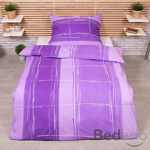 Bavlněné povlečení 140x200+70x90 Fialová symfonie