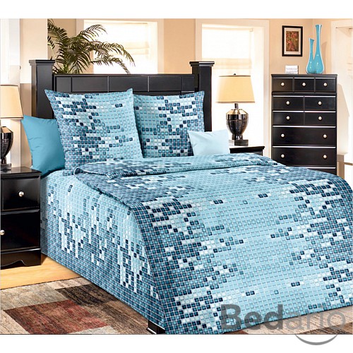 Bavlněné povlečení MOZAIKA 140x220+70x90