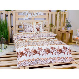 Mikroplyšové povlečení Premium 140x200+70x90 Julie