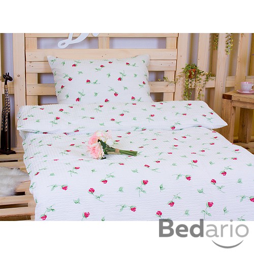 Krepové povlečení TOP 140x200+70x90 Kvítek