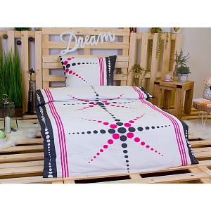 Krepové povlečení TOP 140x200+70x90 Point