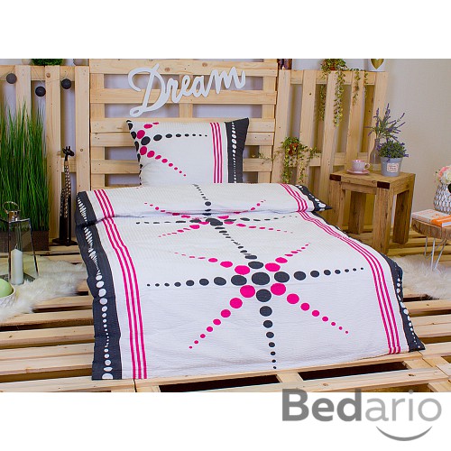 Krepové povlečení TOP 140x200+70x90 Point