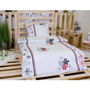 Saténové povlečení VÍNOVÉ LINIE 140x200+70x90