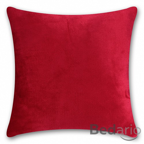 Povlak na polštářek mikroflanel 40x40 - Bordó