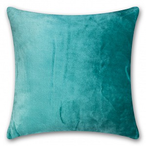 Povlak na polštářek mikroflanel 40x40 - Tmavě tyrkysový