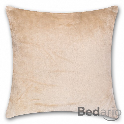 Povlak na polštářek mikroflanel 40x40 - Béžový