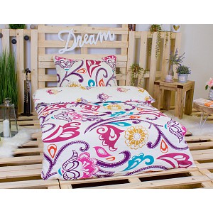 FLANELOVÉ POVLEČENÍ TOP ECONOMY 140x200+70x90 Joy