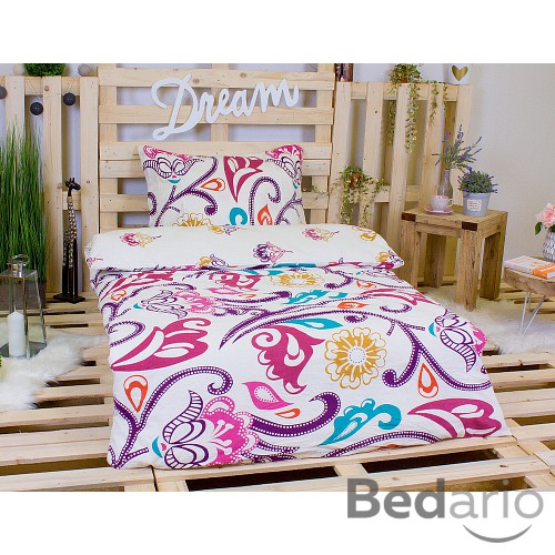 FLANELOVÉ POVLEČENÍ TOP ECONOMY 140x200+70x90 Joy