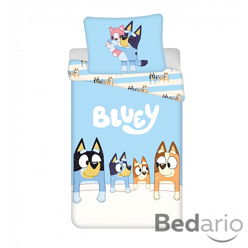 Bavlněné povlečení 140x200+70x90 Bluey