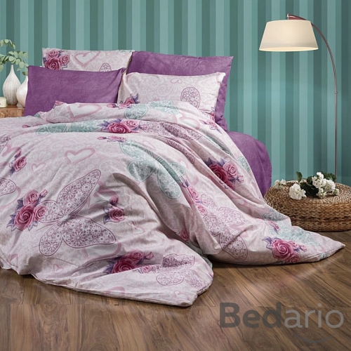 Bavlněné povlečení DELUXE 140x220+70x90 Romantik