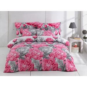 Bavlněné povlečení 220x200+2x70x90 Pivoňka lux