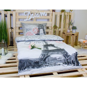 Bavlněné povlečení PARIS GOOD IDEA 140x200+70x90