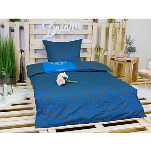 Saténové povlečení KRÁLOVSKÝ ORNAMENT 140x200+70x90