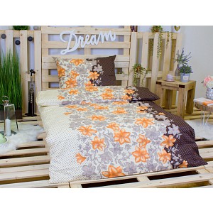 Bavlněné povlečení Flower II 140x200+70x90