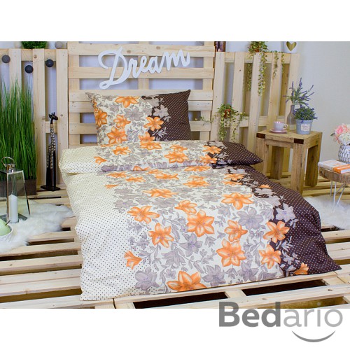 Bavlněné povlečení Flower II 140x200+70x90