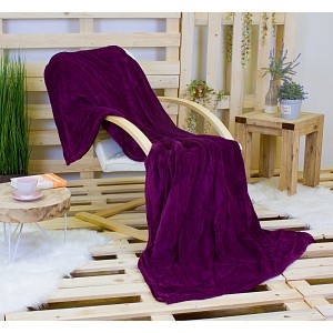 Deka jemné mikrovlákno 220x200 Fialová