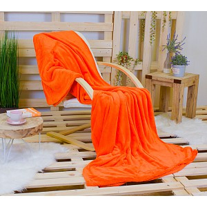 Deka jemné mikrovlákno 220x200 Oranžová