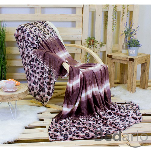 Velká deka mikroflanel DELUXE Safari 230x200