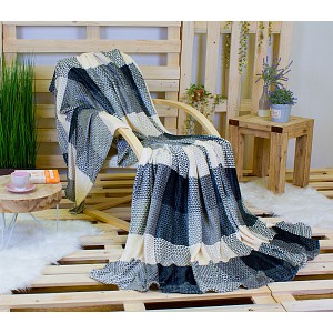 Mikroflanelová deka 230x200 - Kostka