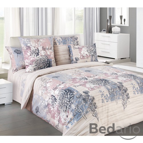 Perkálové povlečení HERBARIUM 220x200+2x70x90