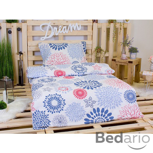 FLANELOVÉ POVLEČENÍ DELUXE 140x200+70x90 Fairy blue