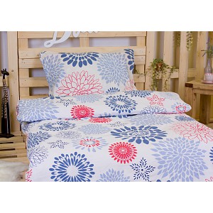 FLANELOVÉ POVLEČENÍ DELUXE 140x200+70x90 Fairy blue